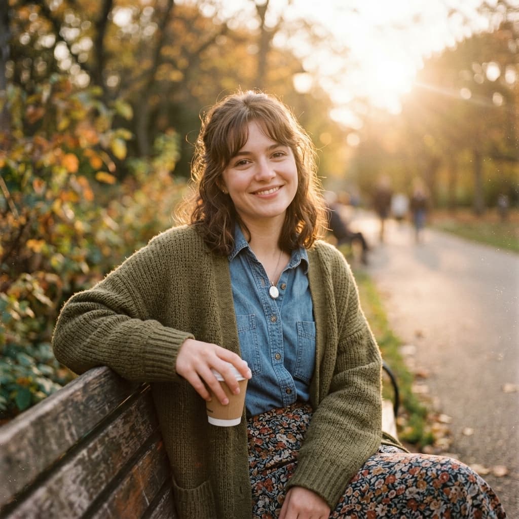 90s Vintage Kodak Gold 200 Golden Hour Candid Portrait