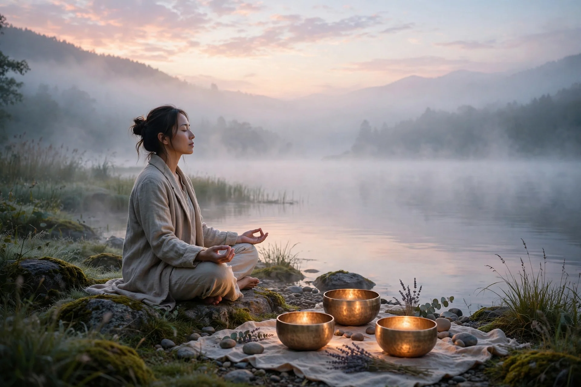 Ambient Meditation Soundscape — Deep Relaxation Prompt