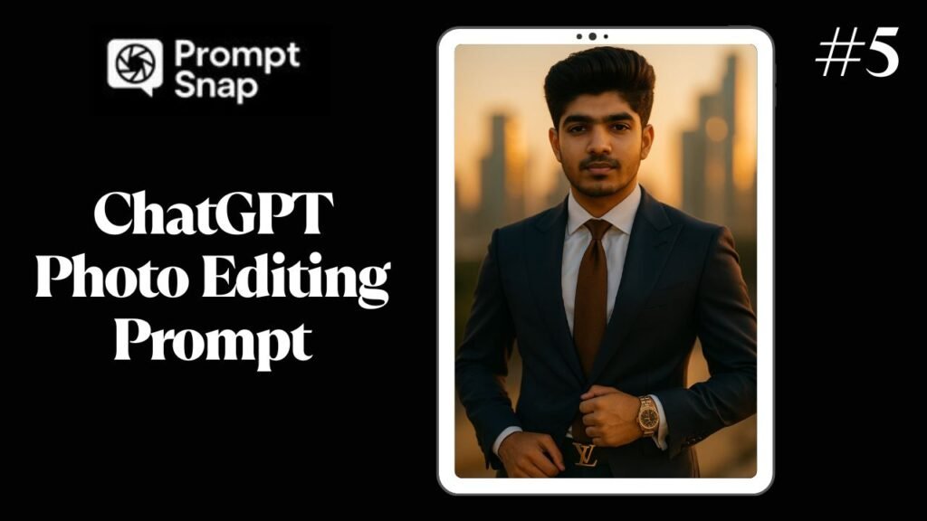 Promptsnap #5 Instagram Viral ChatGPT Photo Editing Prompt