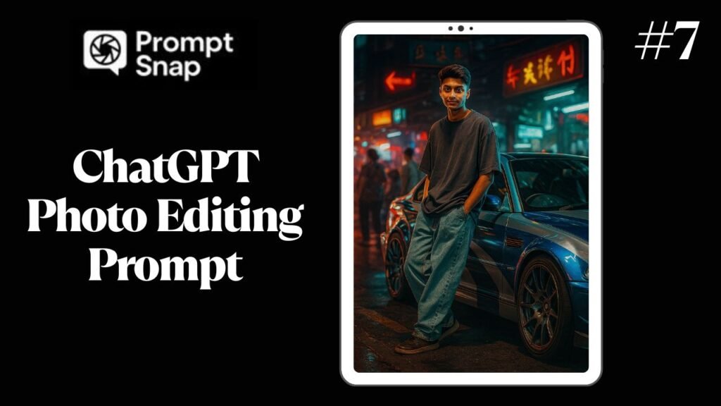 Promptsnap #7 Trending ChatGPT Photo Editing Prompt