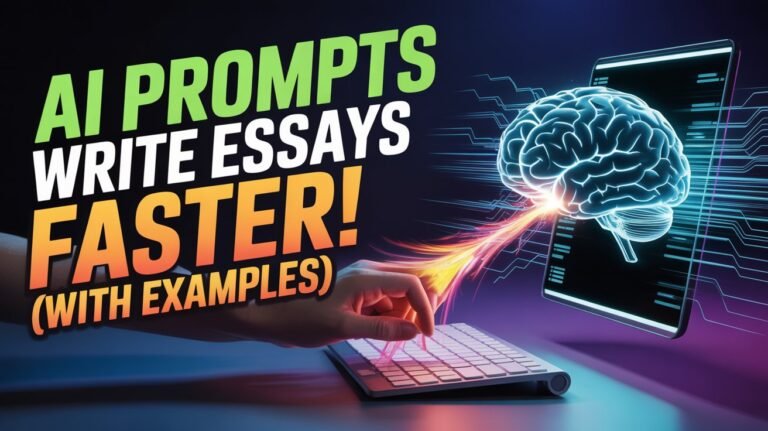 Best AI Prompts to Write Essays Faster (With Examples)