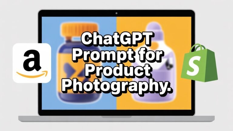 Top 10 ChatGPT Prompt for Product Photography