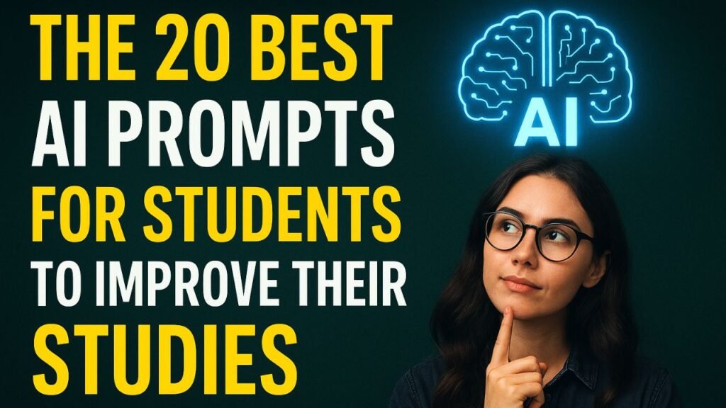 The 20 Best AI Prompts for Students to Improve Their Studies