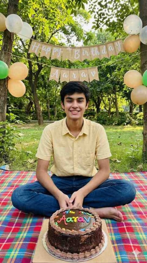 Gemini Prompt Boy: Aarav Outdoor Park Picnic Birthday Celebration